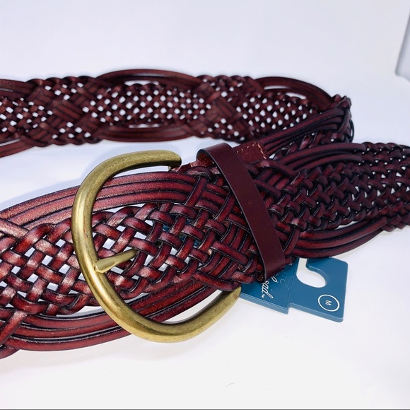 Universal Thread Accessories - NWT Universal Thread | Cherry Bonded Leather Belt